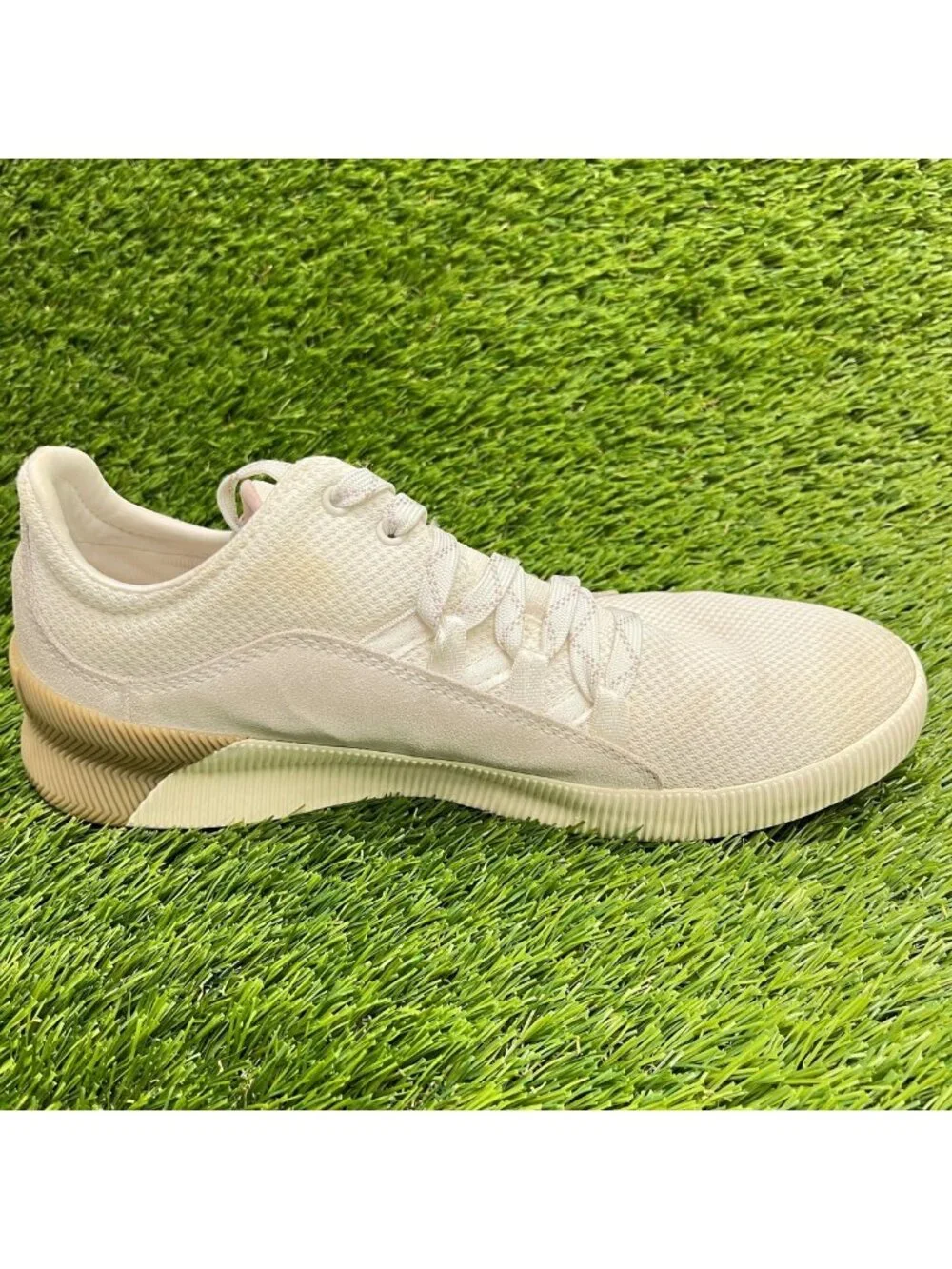Sorel Out 'N About Plus Womens Size 8 Ivory Gray Athletic Running Shoes Sneakers